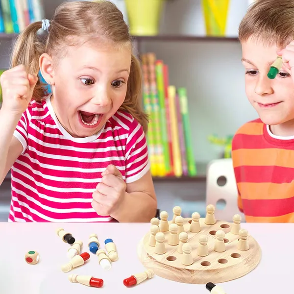 Wooden_Memory_Matchstick_Chess_Game