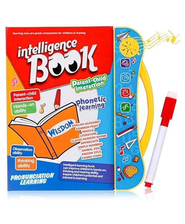 Intelligence_Sound_Book_for_Kids_–_Learn_ABC,_Words,_Numbers,_Shapes,_Animals_&_Vehicles_–_Fun_Educational_Toy_for_Toddlers_&_Preschoolers_(Multicolour)