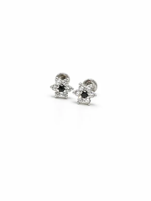 Elegant_Floral_Stud_Earrings_With_Black_Center_Stone