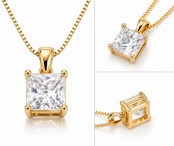 Elegant_Princesscut_Solitaire_Pendant_Necklace_In_Goldtone_Finish