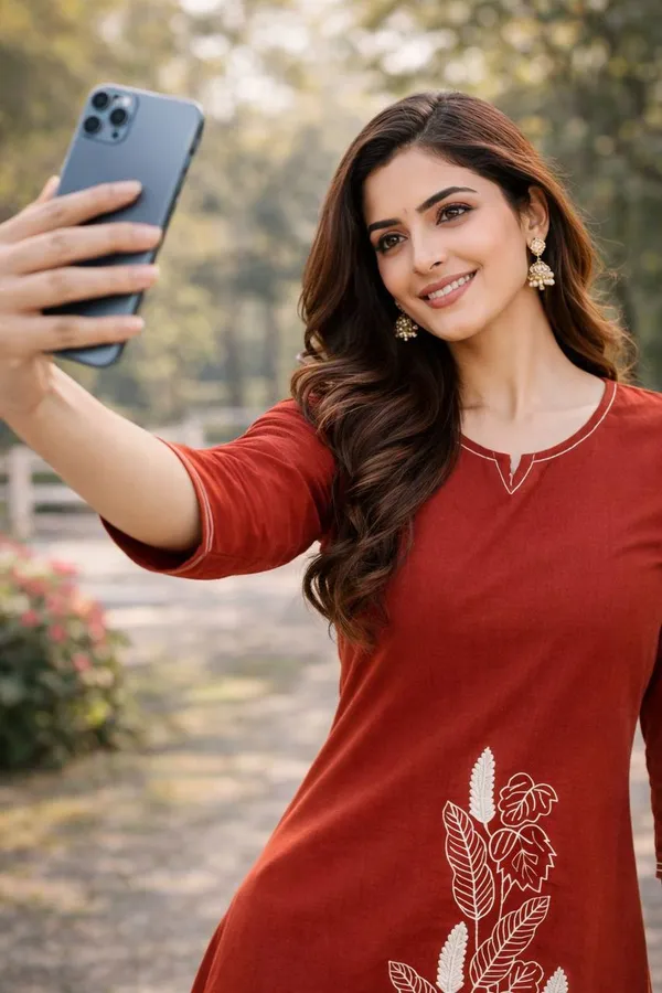 Maroon_Cotton_Embroidered_Tunic_Top_For_Women