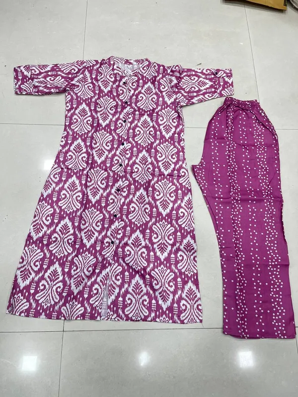 Purple_Cotton_Printed_Kurta_Set_For_Women
