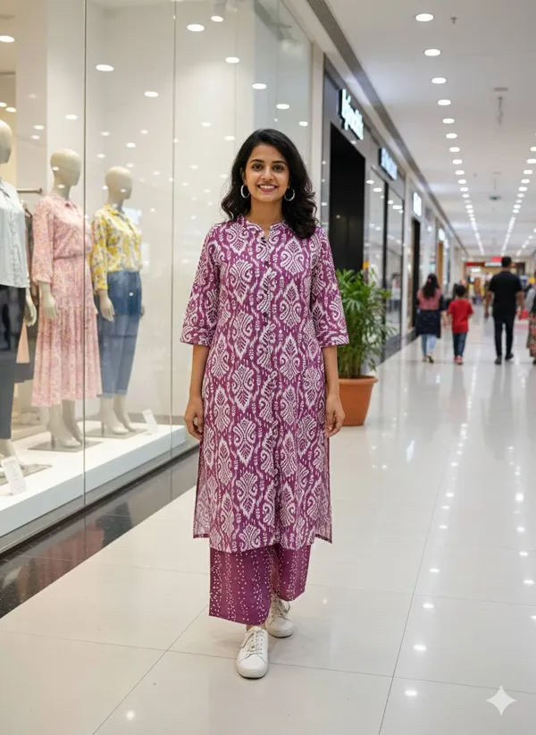 Purple_Cotton_Printed_Kurta_Set_For_Women