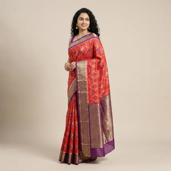 Red_And_Purple_Paithani_Silk_Traditional_Zari_Work_Saree_For_Women