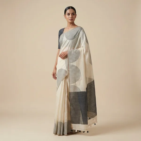 Off_White_Cotton_Premium_And_Elegant_Saree_For_Women
