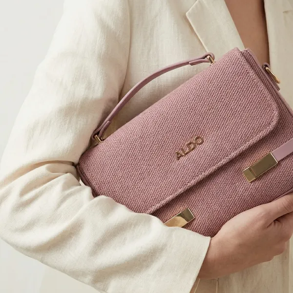 Mauve_Textured_Pu_Leather_Finish_Sling_Bag_Metal_Accents
