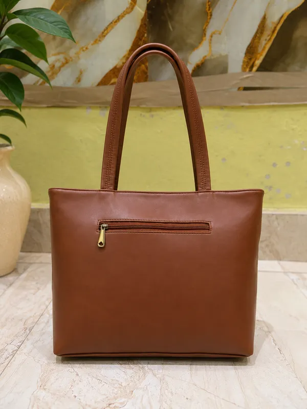 ZENTIGOINDIA_SIENA_WEAVE_TOTE_–_Cognac_Brown