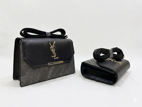 Noir_Luxe_Premium_Polyurethane_Leather_Shoulder_Bag