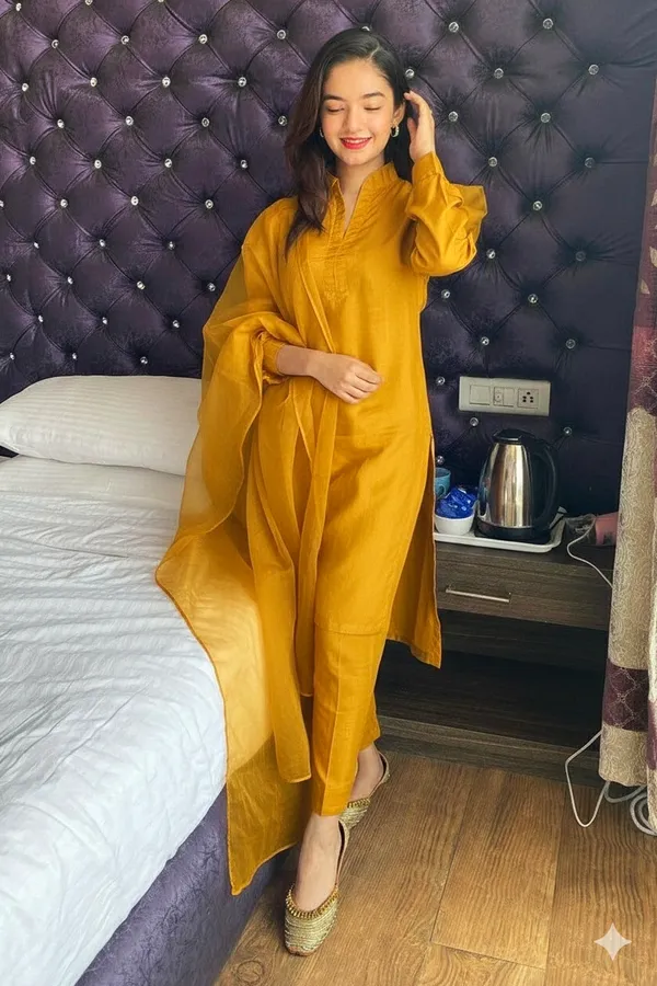 Yellow_Cotton_Kurta_Set_With_Dupatta_-_Ethnic_Wear_For_Women