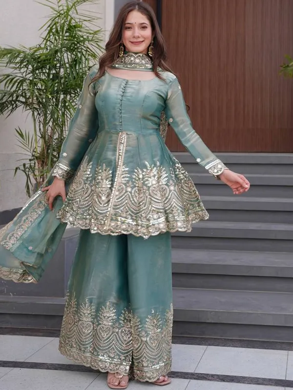 Women's_Sage_Green_Embellished_Sharara_Set_With_Dupatta