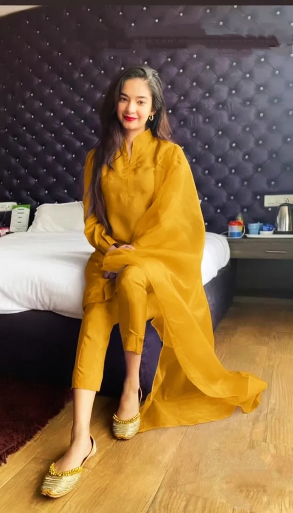 Yellow_Cotton_Kurta_Set_With_Dupatta_-_Ethnic_Wear_For_Women