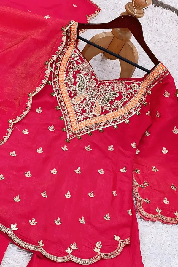 Red_Embroidered_Sharara_Suit_Set