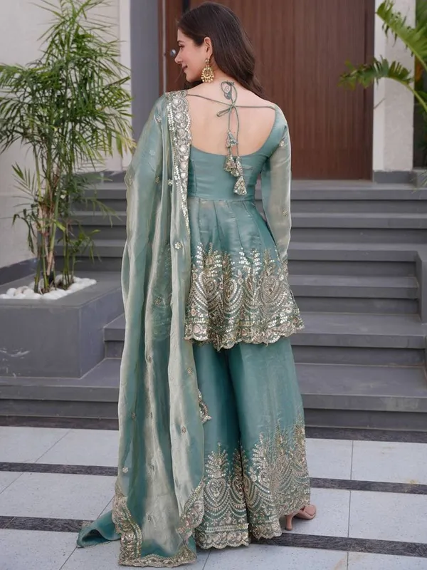 Women's_Sage_Green_Embellished_Sharara_Set_With_Dupatta