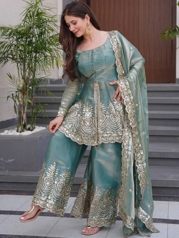 Women's_Sage_Green_Embellished_Sharara_Set_With_Dupatta
