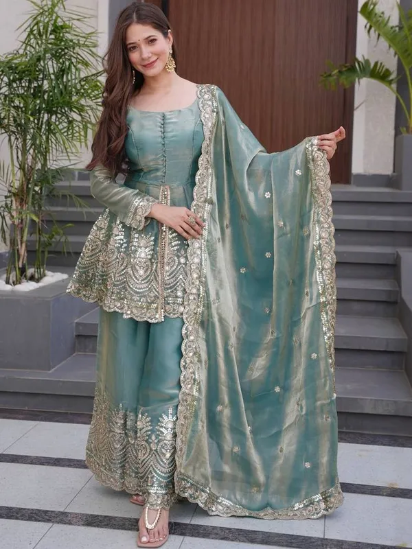 Women's_Sage_Green_Embellished_Sharara_Set_With_Dupatta