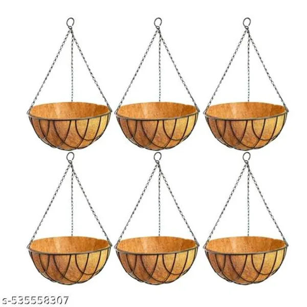 Chainlinks_Coier_Basket_Hanging_Pots_8_Inch_Gamle_Heavy_Round_Gardening_Flower_Pots_Plant_Container_Set_Pack_Of_6_Pcs