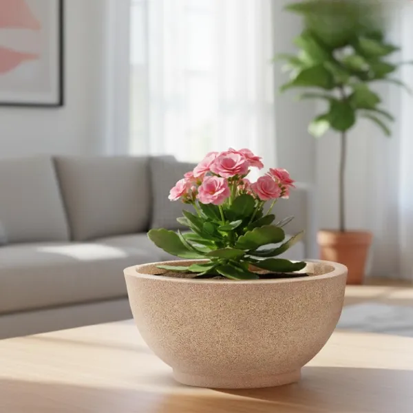 Shakya_||_Textured_Lotus_Planter_||_18"_inch_||_Indoor_and_Outdoor_Use__