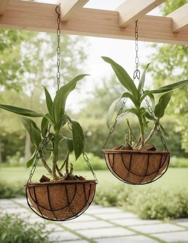 Chainlinks_Coier_Basket_Hanging_Pots_8_Inch_Gamle_Heavy_Round_Gardening_Flower_Pots_Plant_Container_Set_Pack_Of_2_Pcs
