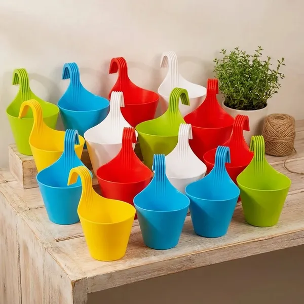 Chainlinks_Hook_Pots_6_Inch_Gamle_Heavy_Round_Railing_Pot_Gardening_Flower_Pots_Plant_Container_Set_Pack_Of_15_Pcs