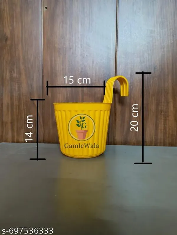 Pack_Of_4_Dhurandhar_Hook_Pot_Balcony_Flower_Pot_Mug_Poy_Ralling_Pot