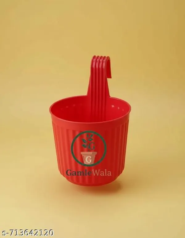 Dhuarndhar_Pack_Of_4_Multicolor_Hook_Pot_Balcony_Pots