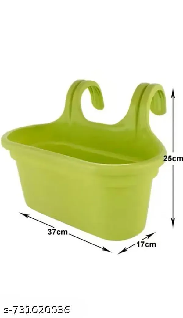 Double_Hook_Hanging_Planter_4_Pcs_Only_Blue_For_Balcony