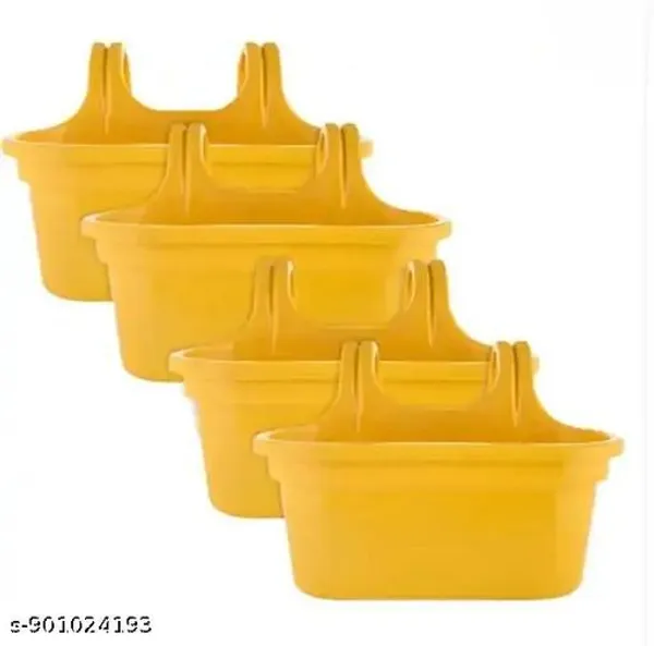 Pack_Of_2_Only_Yellow_Double_Hook_2pcs_Railing_Pot_Gardenung_Pot_Balocny_Pot_Hangning_Pot