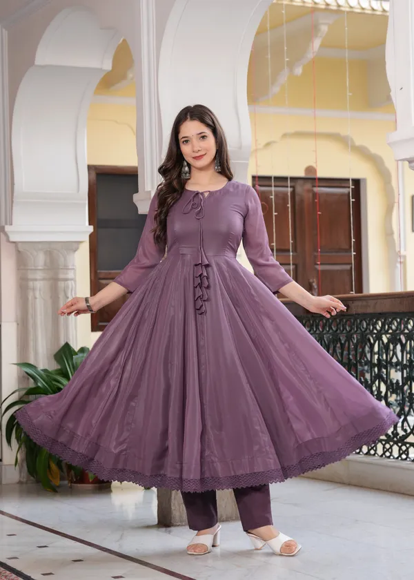 Purple_Star_Georgette_/_Cotton_Premium_Kurta_Set_For_Women