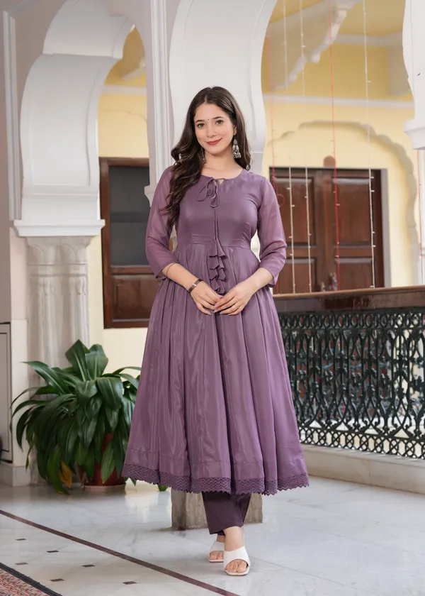 Purple_Star_Georgette_/_Cotton_Premium_Kurta_Set_For_Women