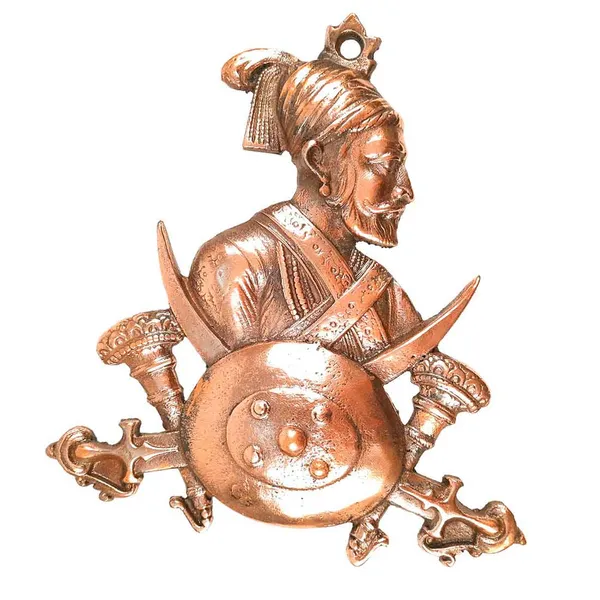 SHIVAJI_MAHARAJ_METAL_WALL_HANGING_SHOWPIECE_-_9_INCH