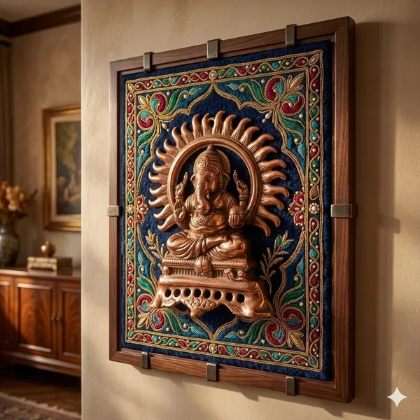 Ganesha_Metal_Wall_Hanging_Statue_With_Sun_For_Home_Entrance_Puja_-_11_Inch