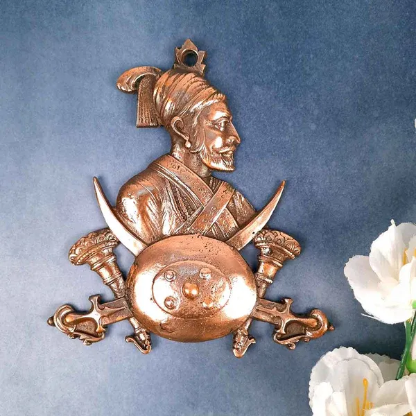 SHIVAJI_MAHARAJ_METAL_WALL_HANGING_SHOWPIECE_-_9_INCH