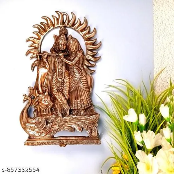Radha_Krishna_Wall_Hanging_With_Cow_Peacock_16_Inch