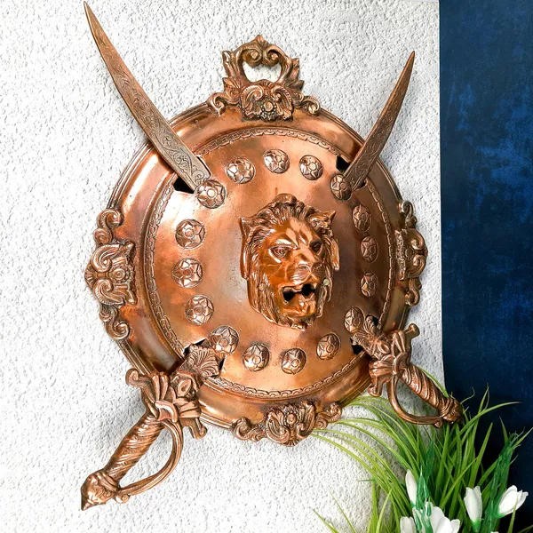 LARGE_LION_DHAL_TALWAR_2_SWORD_1_SHIELD_WALL_HANGING_HOME