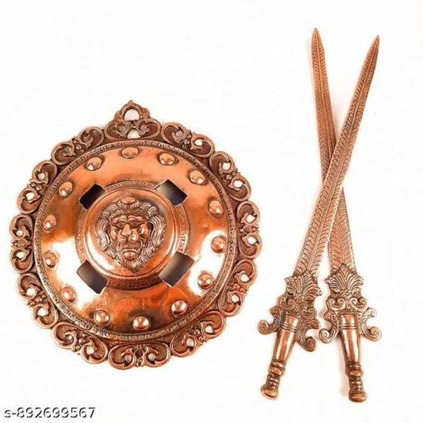 Lion_Dhal_Talwar_2_Sword_1_Shield_Wall_Hanging_Home_Decor