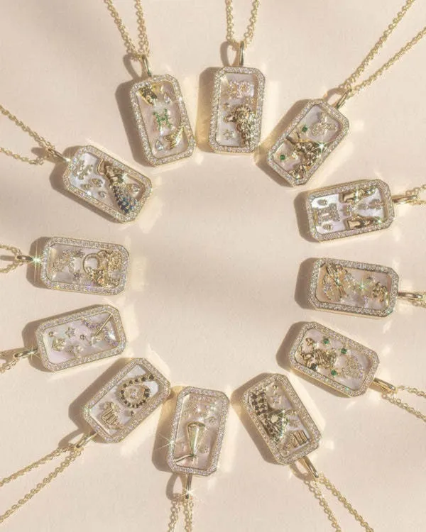 Libra_Zodiac_Pendant_18k_Gold_Plating_Colour_Necklace_Golden