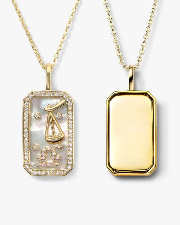 Libra_Zodiac_Pendant_18k_Gold_Plating_Colour_Necklace_Golden