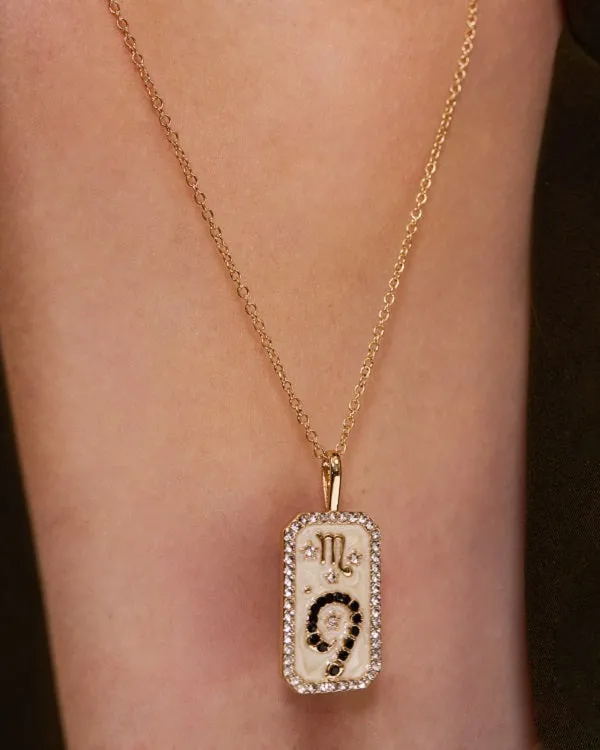 Scorpio_Zodiac_Pendant_18k_Gold_Plating_Colour_Necklace_Golden