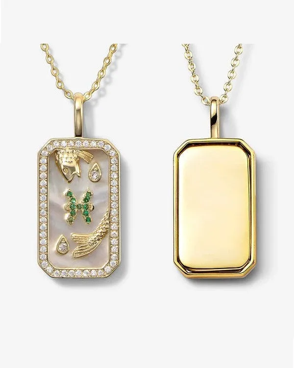 Pisces_Zodiac_Pendant_18k_Gold_Plating_Colour_Necklace_Golden