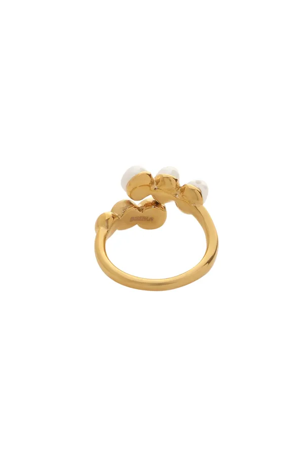 Trendy_Pearl_Ring_Golden