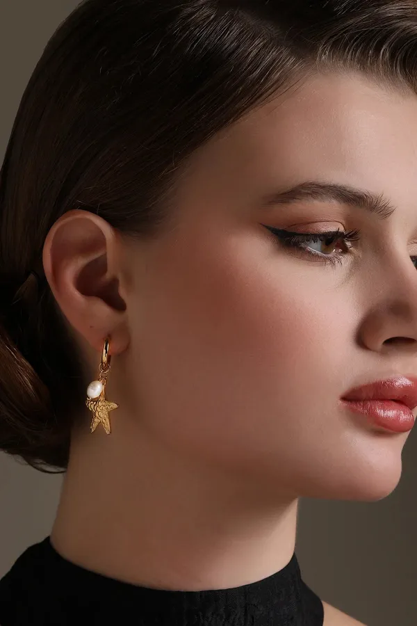 Ocean_Star_Earrings_Golden