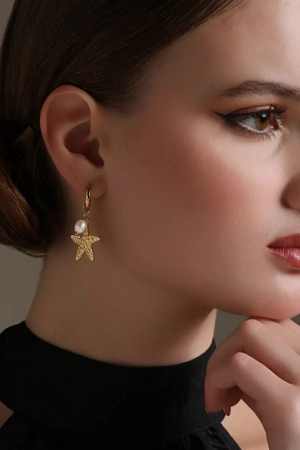 Ocean_Star_Earrings_Golden