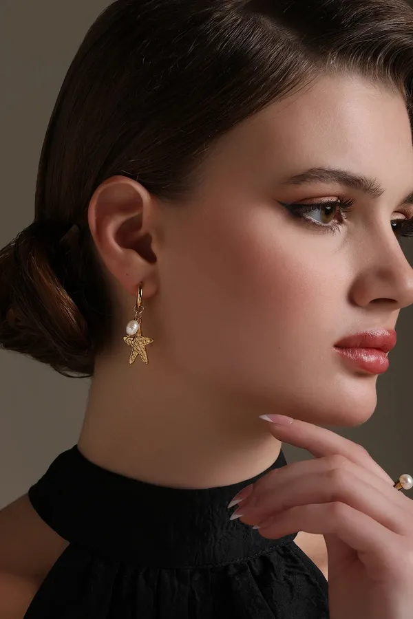 Ocean_Star_Earrings_Golden