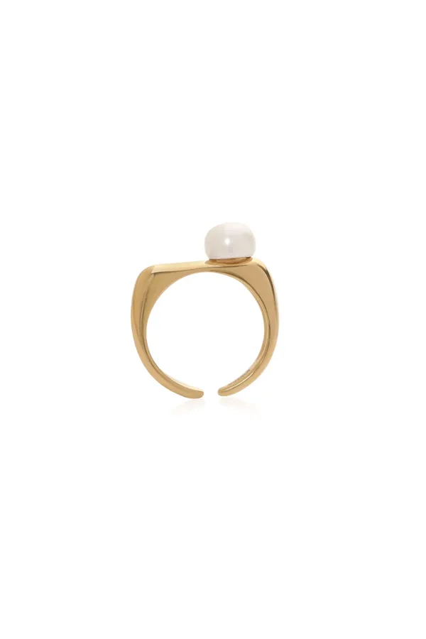 The_Boho_Pearl_Ring_Golden