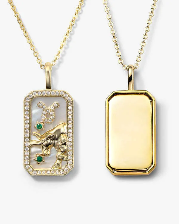 Taurus_Zodiac_Pendant_18k_Gold_Plating_Colour_Necklace_Golden