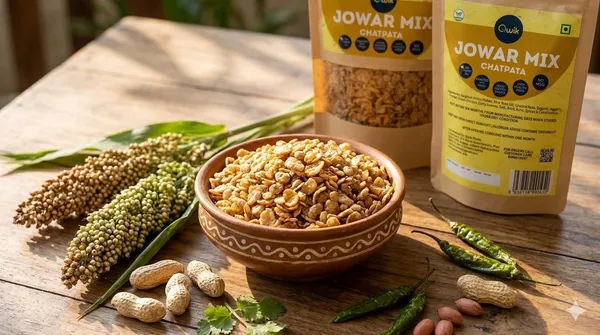 Qwik_Healthy_Jowar_Mix,_Chatpata_Flavor_(100g_-_Pack_of_3)_|_Roasted_Sorghum_Millet_Flakes_Namkeen_|_Diet_Chivda_Snacks_|_No_Palm_Oil,_No_MSG_|_Crunchy_Low_Calorie_Tea_Time_Snack