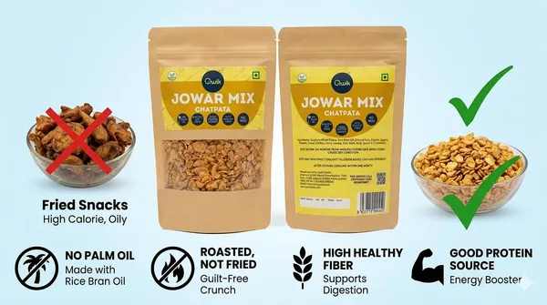Qwik_Healthy_Jowar_Mix,_Chatpata_Flavor_(100g_-_Pack_of_3)_|_Roasted_Sorghum_Millet_Flakes_Namkeen_|_Diet_Chivda_Snacks_|_No_Palm_Oil,_No_MSG_|_Crunchy_Low_Calorie_Tea_Time_Snack