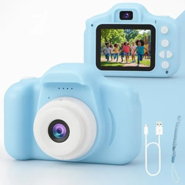 Orange_Plastic_Jelly_Fish_Toy_And_Blue_Plastic_Kids_Camera_For_Children_Pack_Of_1