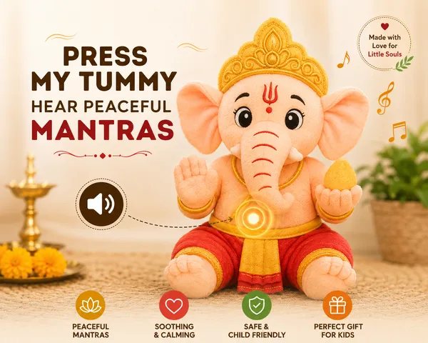 LITTLE_MUMMA_MANTRA_CHANTING_GANESHA_(SIZE-_MEDIUM_-28CM)