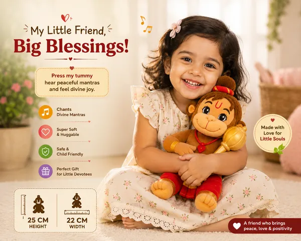 LITTLE_MUMMA_MANTRA_CHANTING_HANUMAN_(SIZE_-MEDIUM_28CM)